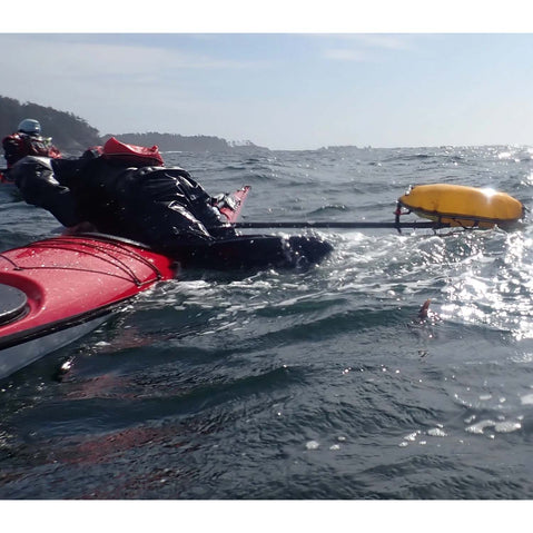 North Water Inflatable Paddle Float sea kayaker reentry