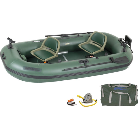 Sea Eagle Stealth Stalker 10 Frameless Pontoon Boat Pro Package set