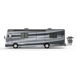 Yakima LongHaul 4 Bike Hitch Rack with bike loaded side