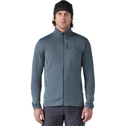 Patagonia Men's R1 Jacket in Utility Blue model front