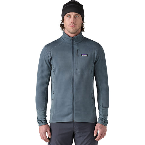 Patagonia Men's R1 Jacket in Utility Blue model front