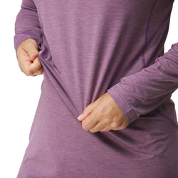 NRS Women's Silkweight Hoodie Dress stretch fabric