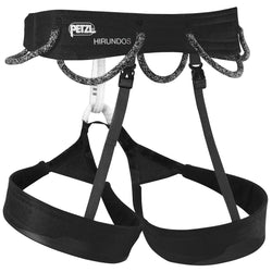 Petzl Hirundos Rock Climbing Harness in Black angle