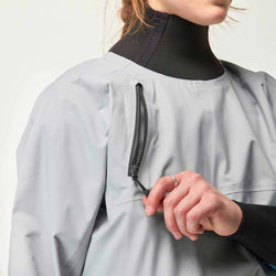 NRS Women's Stratos Semi-Dry Paddling Jacket chest pocket