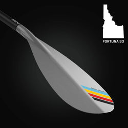 NRS Fortuna 90 Adjustable SUP Paddle in Silver power face