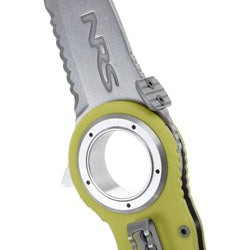 NRS Pilot Access Folding Knife in Safety Yellow detail
