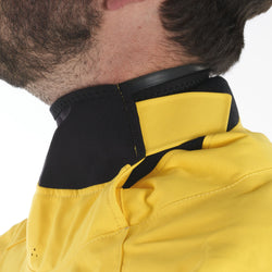 Level Six Rescue Pro Ice Dry Suit in Yellow neck closure