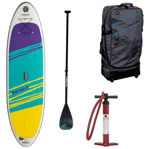 Hala Asana Inflatable Stand-Up Paddle Board (SUP) all kit