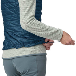 Patagonia Women's Nano Puff Vest water-repellant drawstring