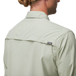 NRS Men's Caye Long Sleeve Shirt in Desert Sage front