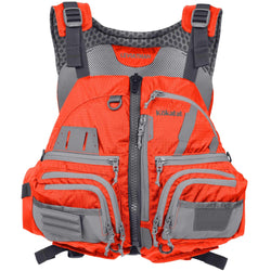 Kokatat Leviathan Fishing Kayak Lifejacket in Orange front