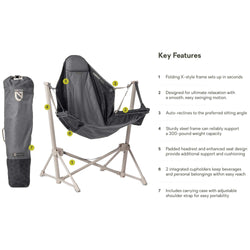 Nemo Stargaze EVO-X Reclining Camp Chair details