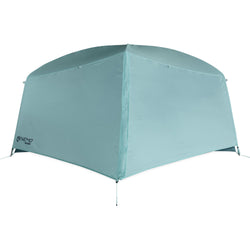 Nemo Equipment Aurora 3 Person Camping Tent With Footprint in Frost/Silt fly front