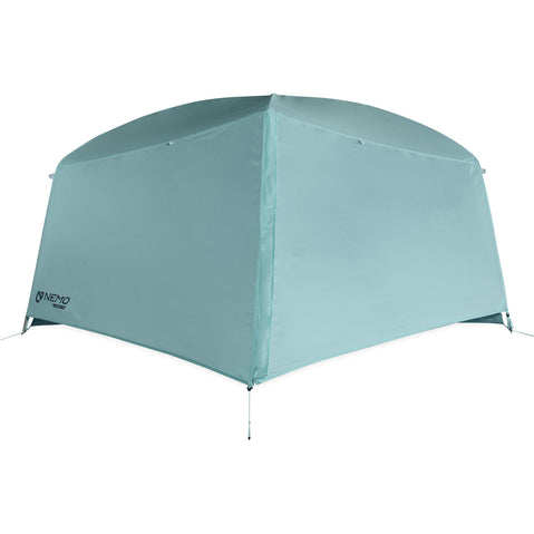 Nemo Equipment Aurora 3 Person Camping Tent With Footprint in Frost/Silt fly front