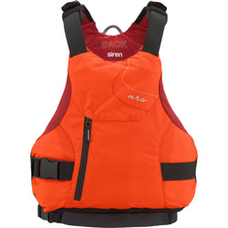 NRS Women's Siren Kayak Lifejacket (PFD) in Flare front