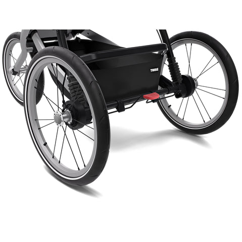 Thule Glide 2 Single Stroller in Black back