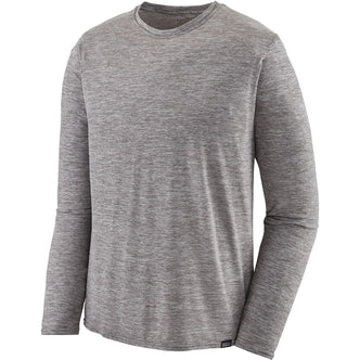 Patagonia Men's Capilene Cool Daily Long Sleeve Shirt in Feather Grey front