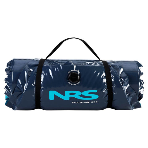 NRS Snooze Lite Sleeping Pad navy 3 inch rolled front view