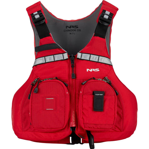 NRS Chinook OS Lifejacket (PFD) in Red front
