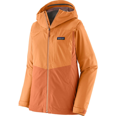 Patagonia Women's Boulder Fork Rain Jacket in Rock Melon angle