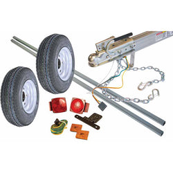 Malone EcoLight 1-Boat Kayak Trailer Package trailer led light