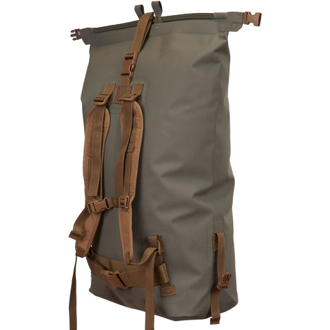 Watershed Westwater Dry Backpack in Smoke Green back