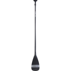 Level 6 1-Piece Carbon SUP Paddle with Power Blade in Silver full front