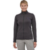 Patagonia Women's R1 Daily Jacket in Ink Black/Black X-Dye model view front