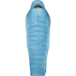 Therm-a-Rest Boost 650 20 Degree Down Sleeping Bag in Morning Blue zip