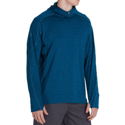 NRS Men's Silkweight Varial Hoodie Poseidon model