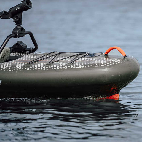 Wilderness Systems iATAK 110 Inflatable Fishing Kayak bow tracking fin