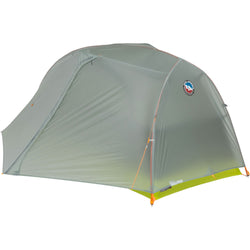 Big Agnes Tiger Wall UL 2 Person Backpacking Tent in Mercury/Evening Primrose with fly closed
