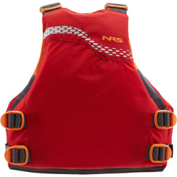 NRS Vista Youth Lifejacket (PFD) in Red back