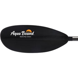 Aqua-Bound Manta Ray Carbon Posi-Lok 2-Piece Kayak Paddle left blade