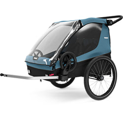 Thule Courier Bicycle Trailer/Stroller in Aegean Blue angle