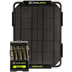 Goal Zero Guide 12 Plus Power Bank Solar Kit front