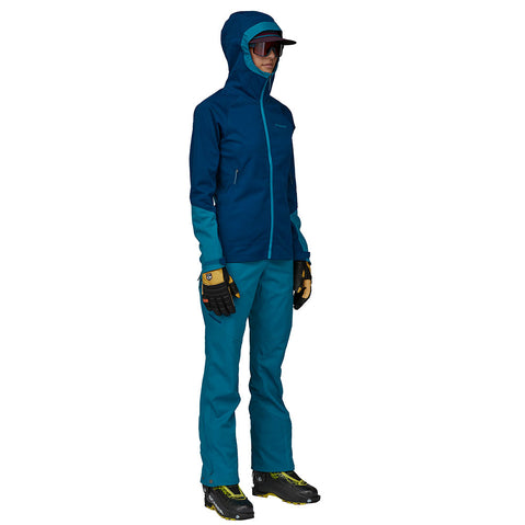 Patagonia Women's Upstride Jacket Lagom Blue full length angle view