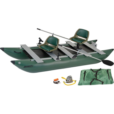 Sea Eagle FoldCat Deluxe Inflatable Fishing Boat Package set