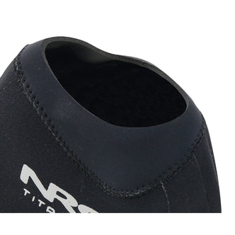 NRS Neoprene Boundary Socks with HydroCuff in Black hydrocuff