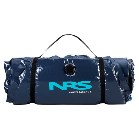 NRS Snooze Lite Sleeping Pad navy 4 inch rolled front view