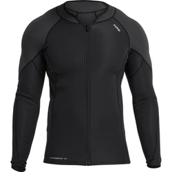 NRS Men's HydroSkin 1.5 Jacket in Black/Graphite front
