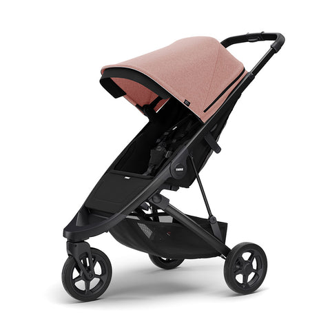 Thule Spring Stroller in Misty Rose Melange angle