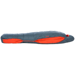 Big Agnes Torchlight 20 Degree Down Sleeping Bag in Slate/Orange side