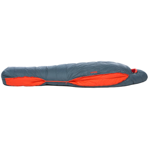 Big Agnes Torchlight 20 Degree Down Sleeping Bag in Slate/Orange side