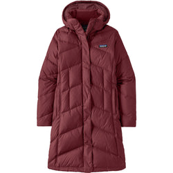 Patagonia Women's Down With It Parka in Carmine Red front