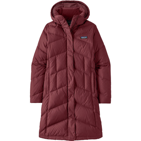 Patagonia Women's Down With It Parka in Carmine Red front