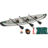 Sea Eagle TravelCanoe TC16 Electric Pump 3 Person Inflatable Canoe Package set