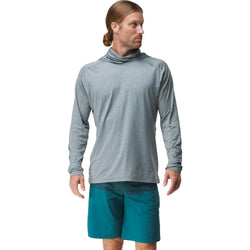 NRS Men's Silkweight Varial Hoodie slate model front