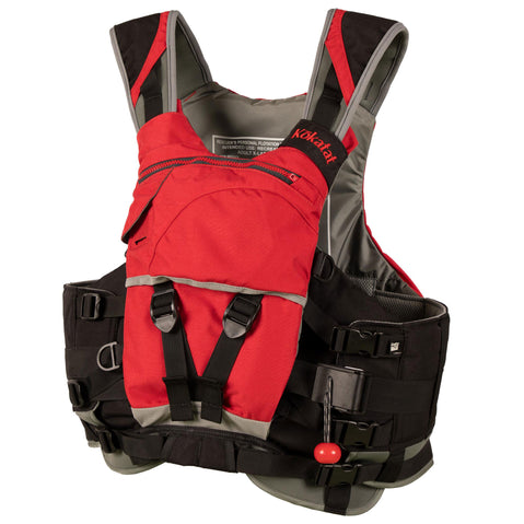 Maximus Centurion Rescue Lifejacket (PFD) in red with belly pocket removed