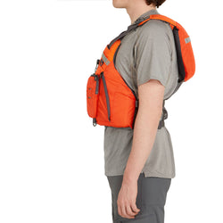 NRS cVest Lifejacket (PFD) flare male model side